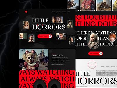 Mocktober 2023 - Kooba - Little Horrors ai ai imagery branding concept design generated imagery graphic design halloween mocktober mocktober2023 ui webdesign