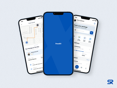 TrackX: Tracking Delivery & Shipment (App Design) app app design delivery delivery tracking design order order delivery order shipment order track order tracking product design shipment track track order tracking ui ui ux ui design ux ux design