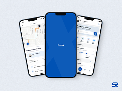 TrackX: Tracking Delivery & Shipment (App Design) app app design delivery delivery tracking design order order delivery order shipment order track order tracking product design shipment track track order tracking ui ui ux ui design ux ux design