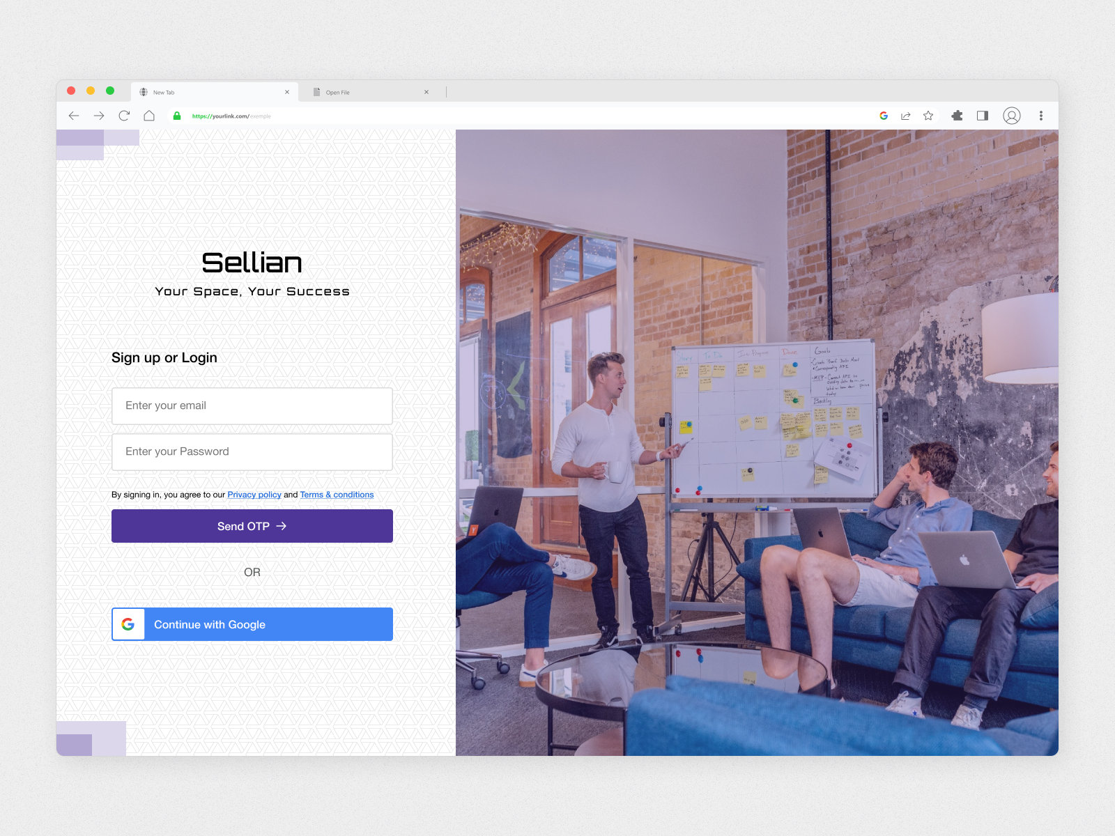 Login page UI design login page sign in ui ui design user interface web design