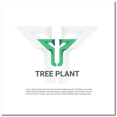 Tree Plant Logo Design best logo brand identity branding letter t logo logo design modern logo tree plant logo vectplus