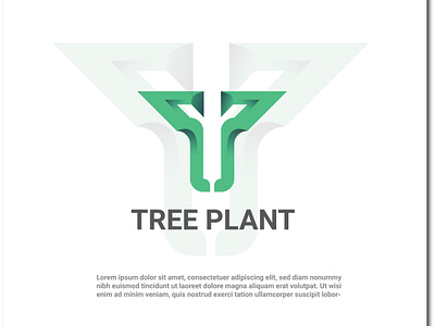 Tree Plant Logo Design best logo brand identity branding letter t logo logo design modern logo tree plant logo vectplus