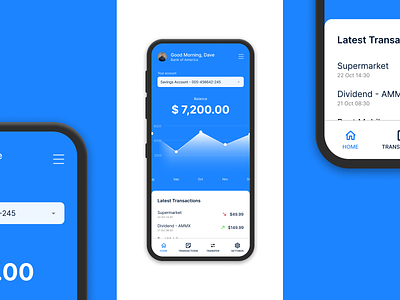 Bank Account Dashboard UI bank account dashboard banking banking app dailyui dashboard design ui uiux