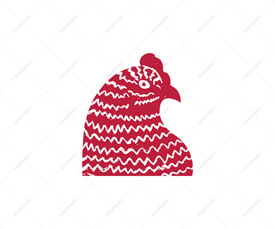 Red Hen Logo branding chicken cock food hen illustration logo logodesign meat restaurant rooster