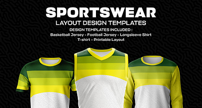 YELLOW STRIPES ABSTRACT SPORTY JERSEY DESIGN print