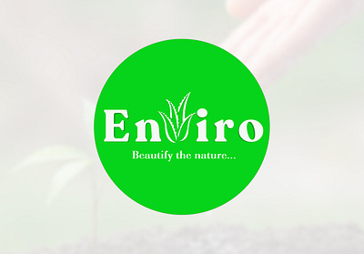 Logo earth environment illustrator logo nature plant