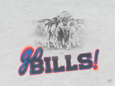 Go Bills bills branding buffalo buffalo bills design football graphic design nfl retro shirt t shirt tee shirt throwback vintage