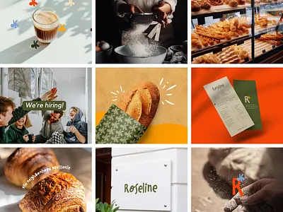 Social Media Deck Example branding design food foodmarketing graphic design instagram logo design socialmedia typography