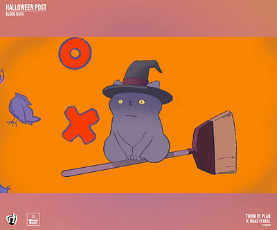 Bloodbath Halloween Post animation branding motion graphics