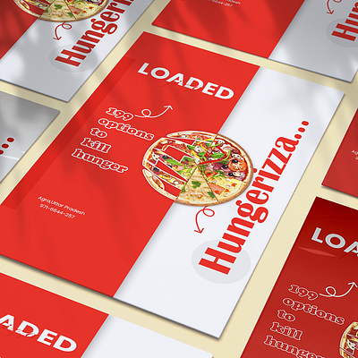 Poster / Banner Design - Hungerizza... adobe photoshop akbuniversedesigns company branding graphic design posterbanner