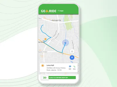 Gojek - Success screen after effect animation case study driver app gojek interface design motion graphics success screen ui