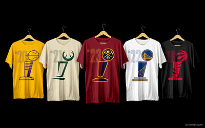 NBA Champs Editions basketball bucks champion denver design golden state graphic graphic design lakers los angeles milwaukee nba nuggets raptors toronto trophy warriors