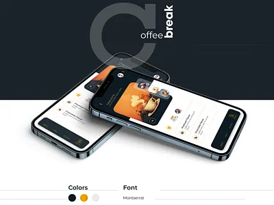 Coffee Break graphic design ui