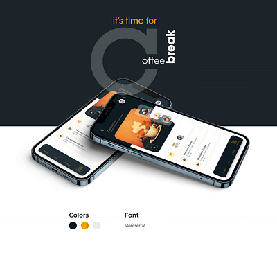 Coffee Break graphic design ui