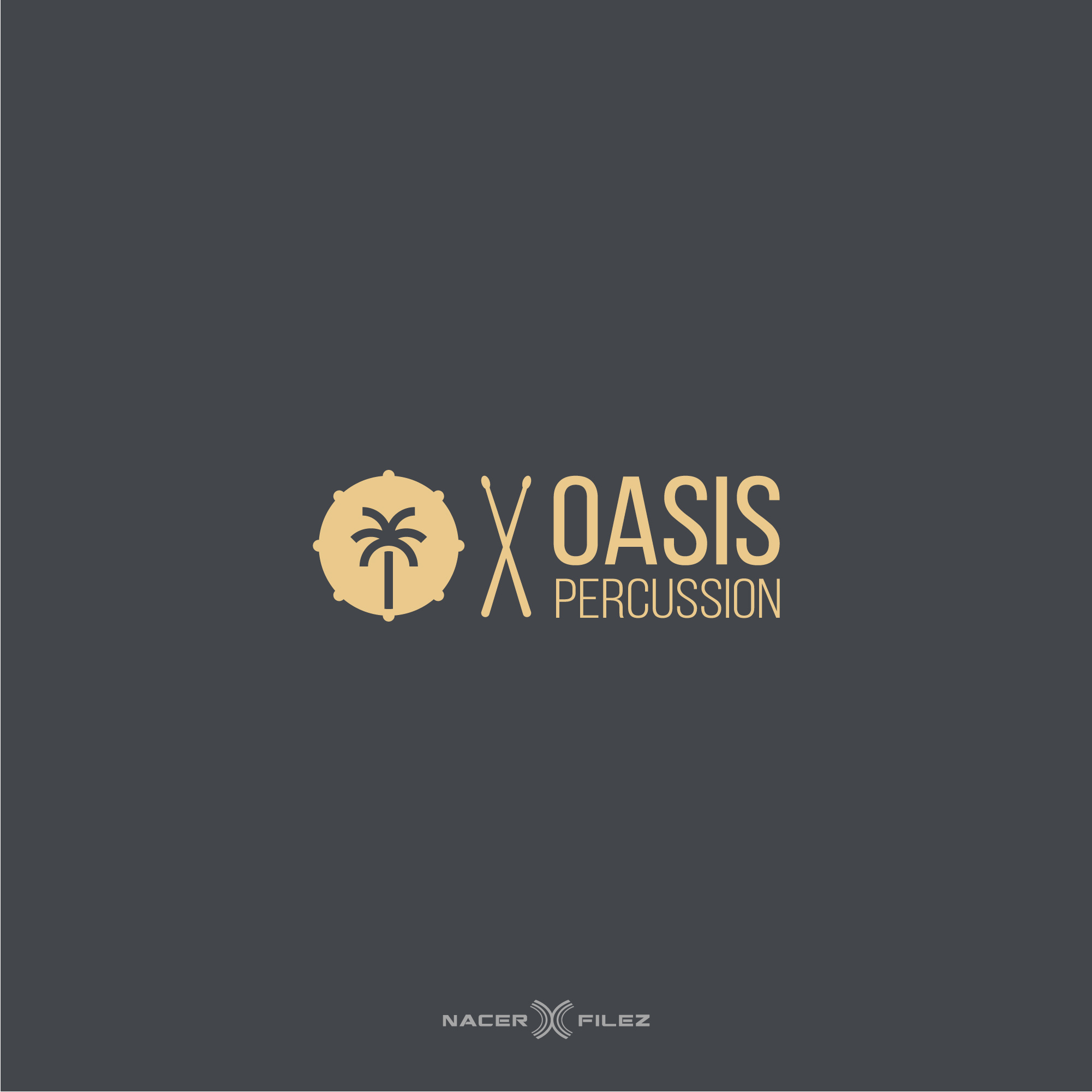 Oasis Percussion band band logo brand identity branding design graphic design identity design logo logo design logo designer logos minimalist modern music oasis percussion simple vector