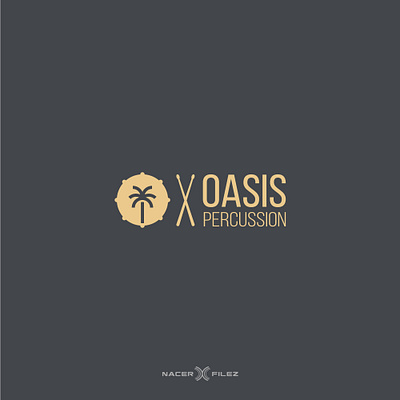 Oasis Percussion band band logo brand identity branding design graphic design identity design logo logo design logo designer logos minimalist modern music oasis percussion simple vector