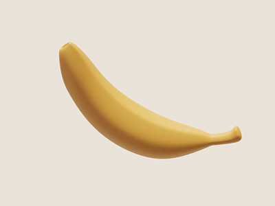 Animated 3D Banana 3d 3d animation 3d icon animated animation banana blender cartoon cute design fruit icon illustration illustrations library loop looping motion graphics resources ui kit