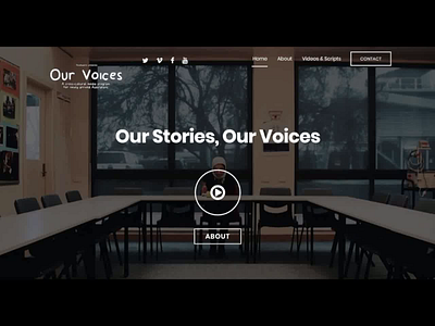 Our Voices (Real Project) animation branding design graphic design ui ux web design