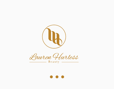 LH Beauty Logo Concept branding design graphic design lh logo logotype typography ui vector