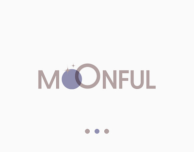 Moonful Logo Concept branding design graphic design logo moon