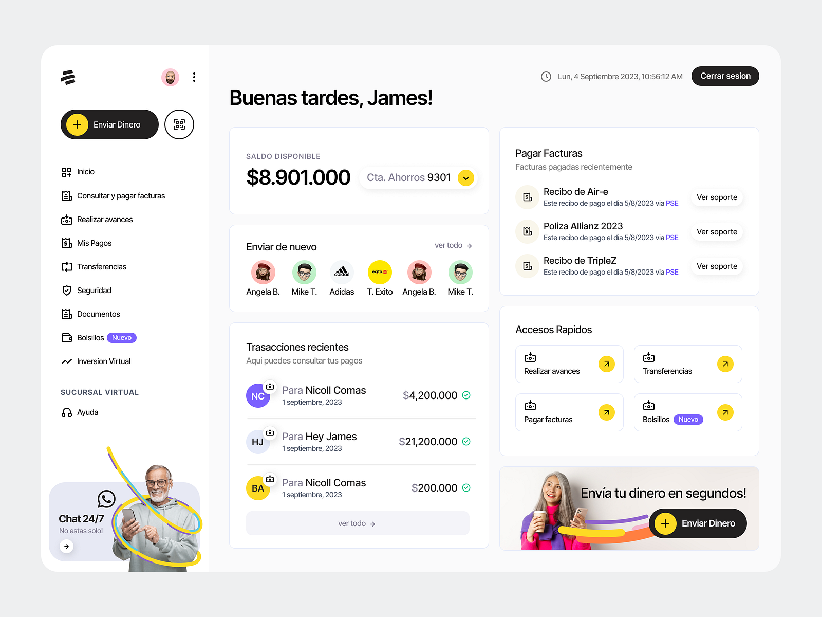 Dashboard UI - Layout by Hey James! on Dribbble