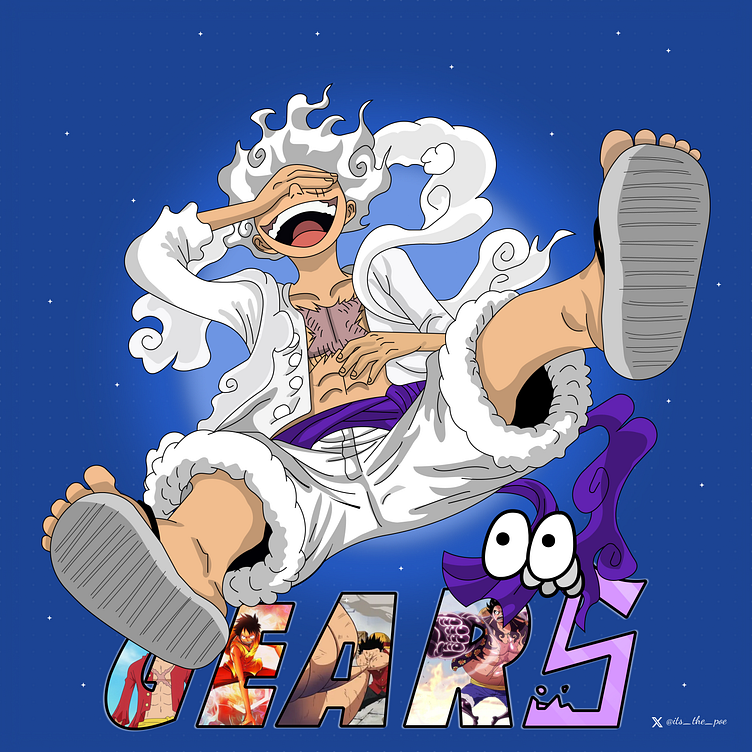 Luffy - Gear 5 Omar Khalifa - Illustrations ART street