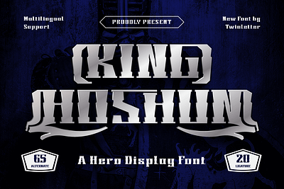 KING HOSHUN | Display Hero Font varsity