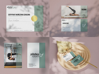 pilates room - stationery graphic design graphic design stationery design