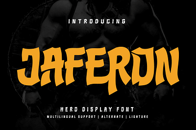 Jaferon | Display Hero Font varsity