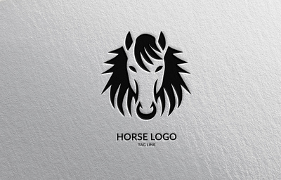 Horse Head Logo animal branding design graphic design horse illustration logo typography vector