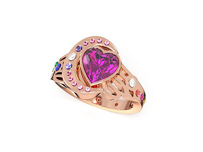 Rose gold ring