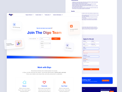 Job List Website career website design job list job list website product design ui web design