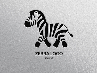 Zebra Logo animal branding design graphic design illustration logo typography vector zebra