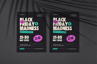 Elevate Your Black Friday Sale with Our Exclusive Canva Template black friday branding business promotion canva deal design discount event poster sale shopping template