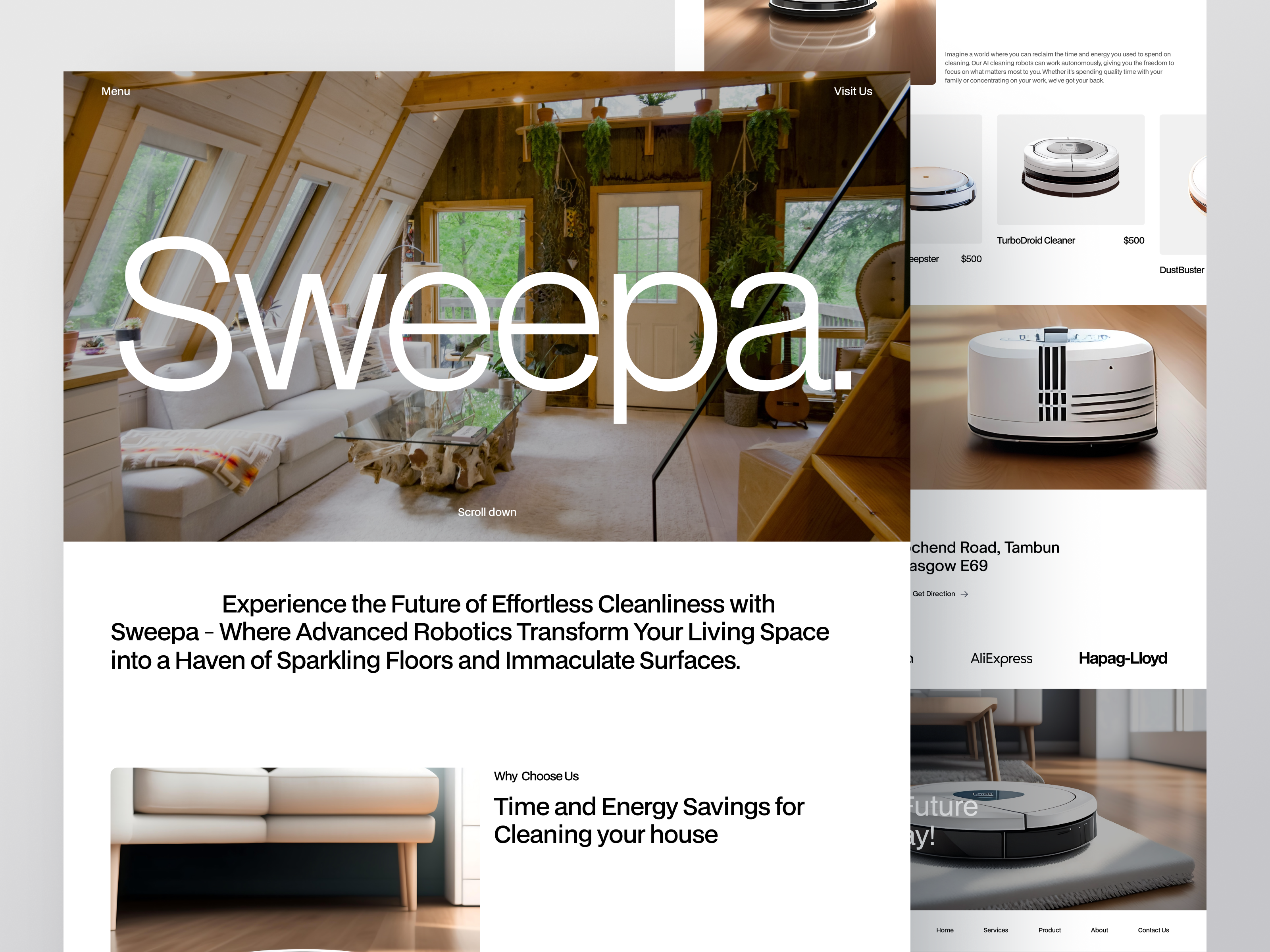 Example of 1 Landing Page Design