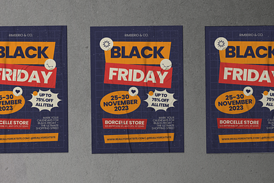 Set the Black Friday Stage on Fire with Our Canva Flyer Template blackfriday branding business promotion canva deal design discount flyer sale shopping template