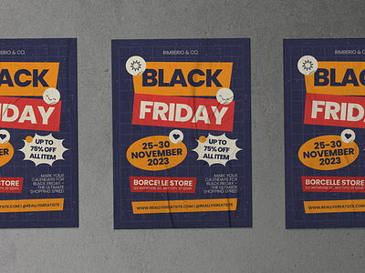 Set the Black Friday Stage on Fire with Our Canva Flyer Template blackfriday branding business promotion canva deal design discount flyer sale shopping template