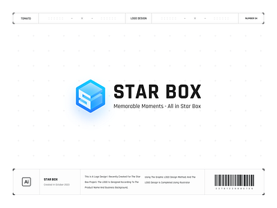 Ster box logo design icon illustration logo ui