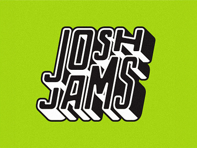 Josh Jams DJ Branding branding branding design club colorful cyber design dj graphic design identity identity design logo logo design logotype music musician nightlife pattern pattern design typography