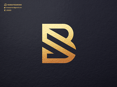Monogram BS Logo Design awesome branding design design logo dubai enwirto graphic design icon illustration letter lettering logo logos minimal monogram newyork