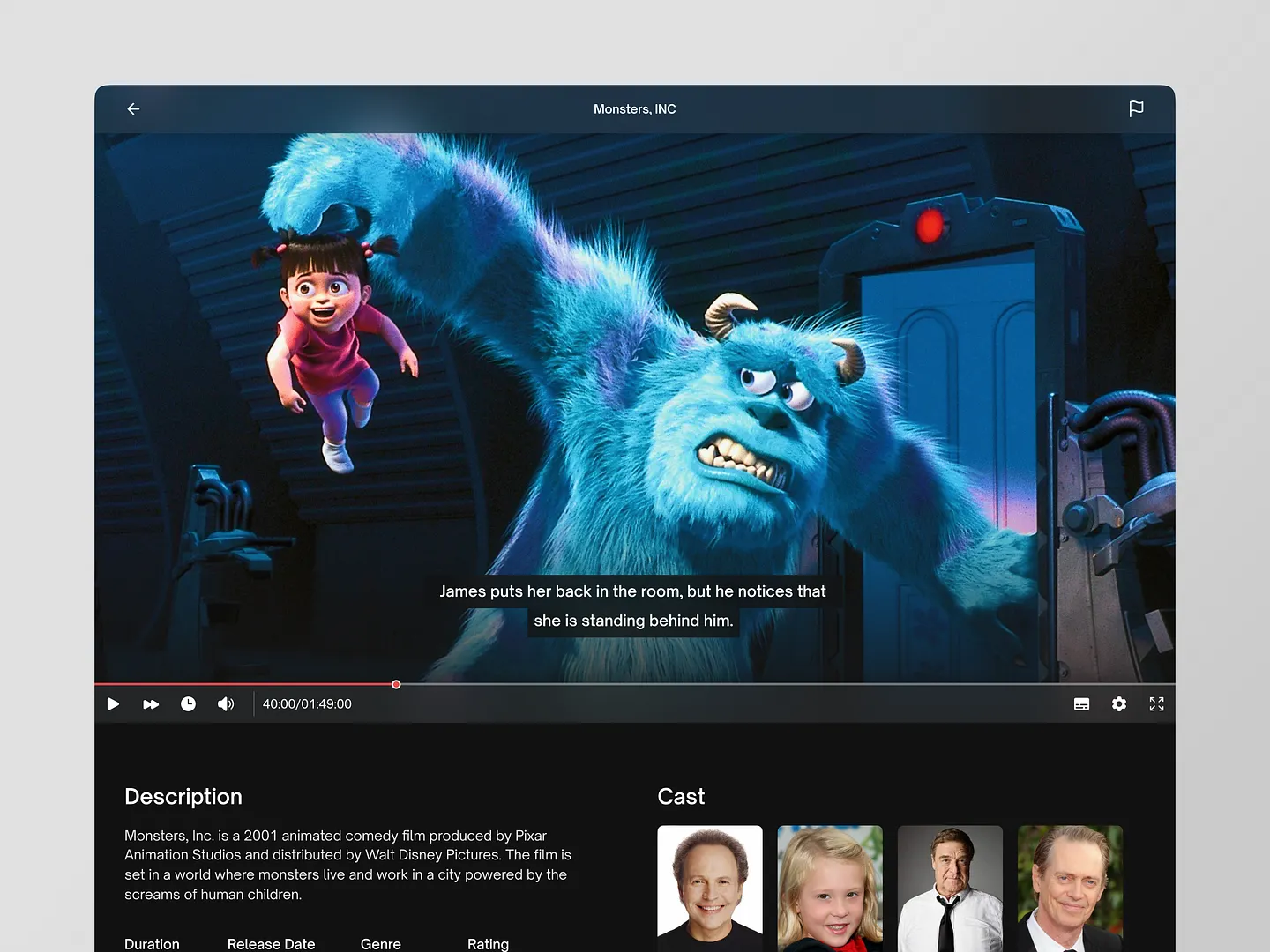 Engaging Movie Website Design: Moov Streaming Page