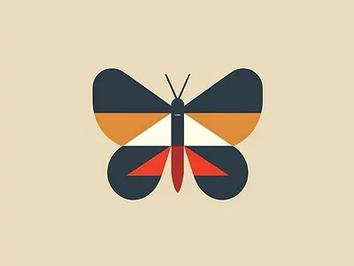 Plane vector diagram butterfly design dall e