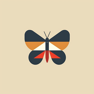 Plane vector diagram butterfly design dall e