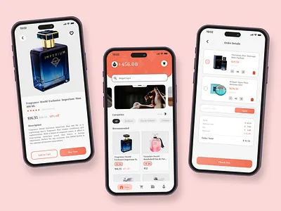 E-commerce Mobile App Design design e commerce e commerce app e commerce mobile app fragrance mobile mobile app mobile app design ui ui design ui ux ux ux design