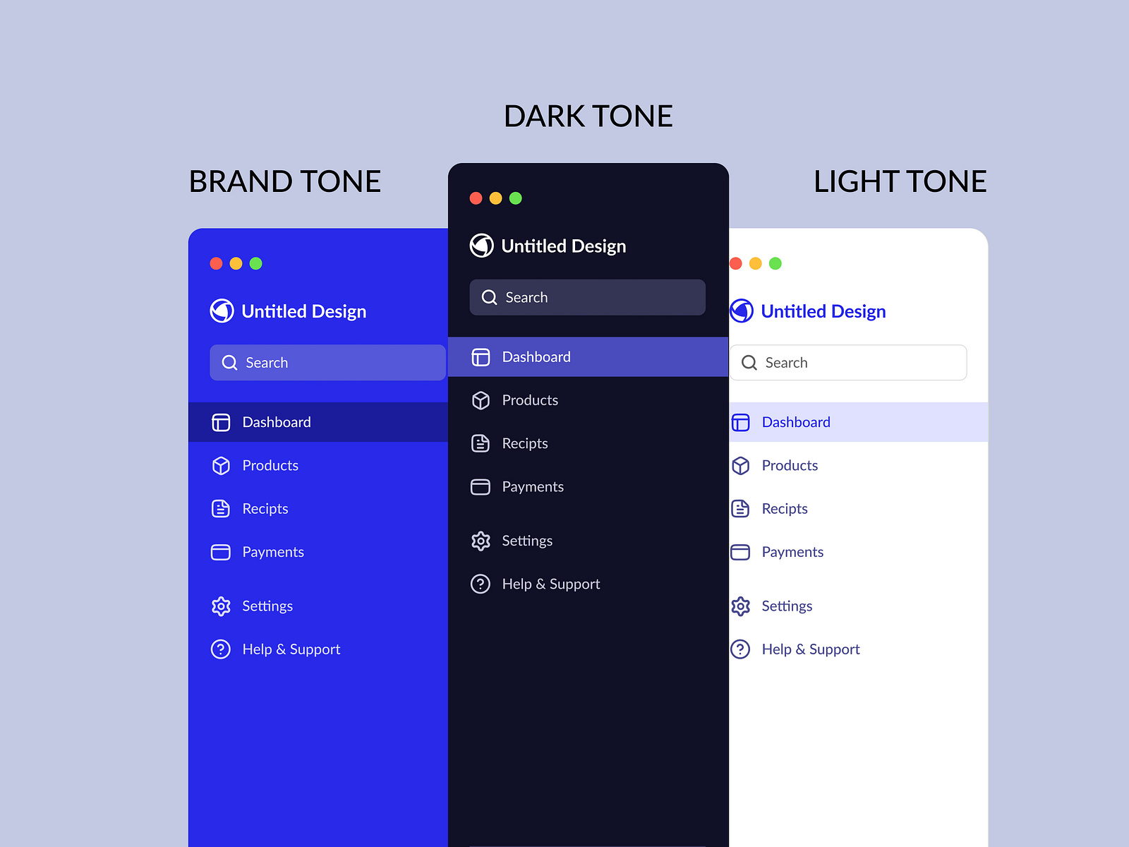 Sidebar Navigation by Divyansh Pandey on Dribbble