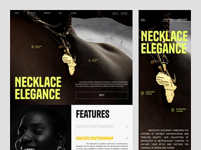 Jewelry Store Company (Hero Section) e commerce elegance fashion glamour gold jewel jewellry jewelry lifestyle luxury shopping store ui uiux ux web web design website webstore