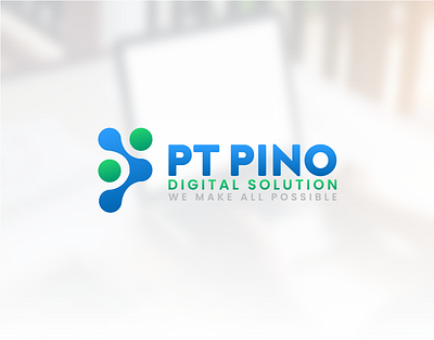 Logo Design PT PINO Digital Solution brand company design digital identity logo network technology visual