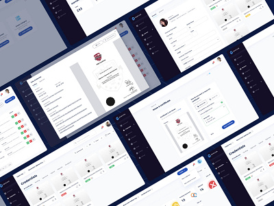 Edufied Platform — Pages blockchain cards dashboard edufied form kervin kervin tan krvin landing page modal platform design ux design