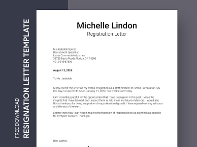 Free Resignation Letter Google Docs Templates by Free Google Docs Templates  - gdoc.io