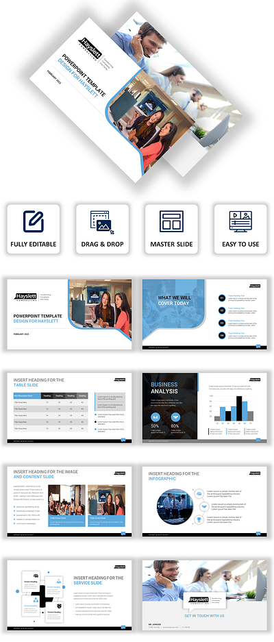 PowerPoint template design for a consulting firm design google slides graphic design infographic keynote pitch deck powerpoint ppt ppt template presentation slide slide design template design